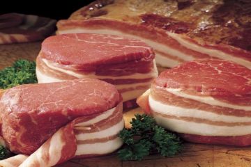 Premium Bacon Wrapped Filet Mignon (8oz)